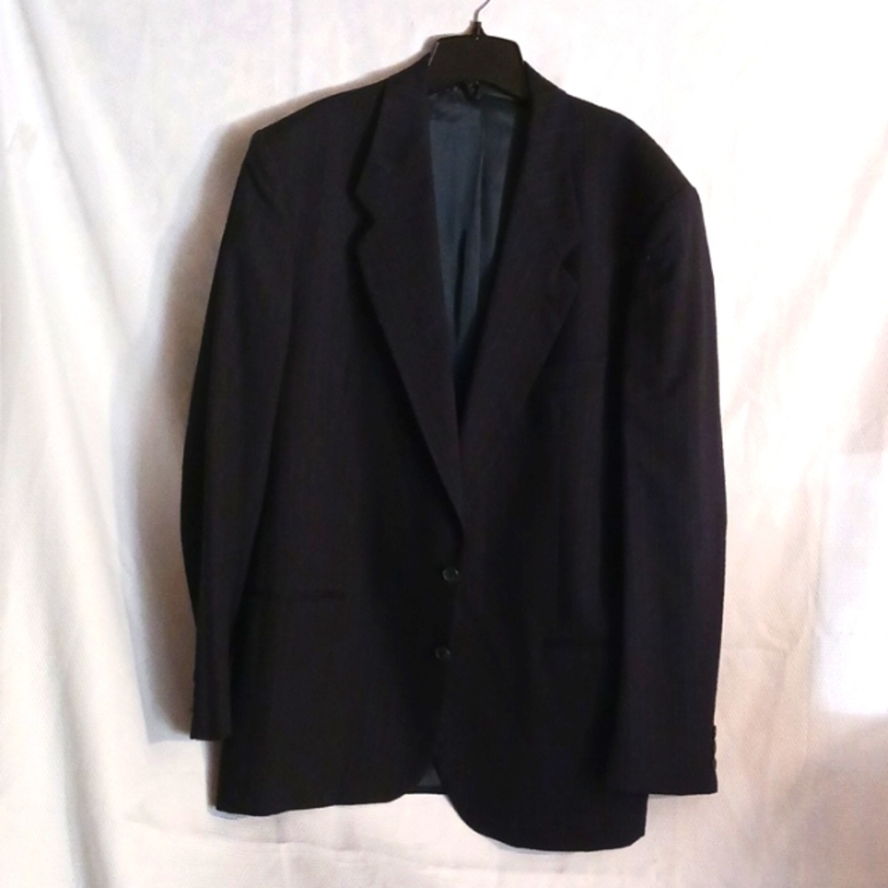 Yves Saint Laurent blue pin striped blazer